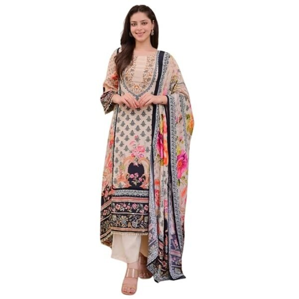 ANAGH APPARELS Women's Chinon Salwar Suit Set - Image 6