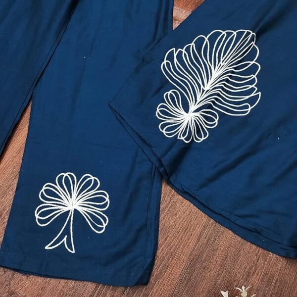 Trendy Women's Blue Rayon Coord Set - Image 4
