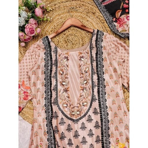 ANAGH APPARELS Women's Chinon Salwar Suit Set - Image 4