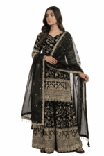 Presenting New Designer Collection in GMY Silk (Black) - Image 2