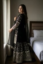Presenting New Designer Collection in GMY Silk (Black) - Image 5