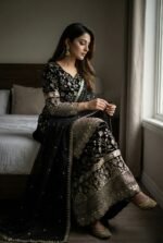 Presenting New Designer Collection in GMY Silk (Black) - Image 6
