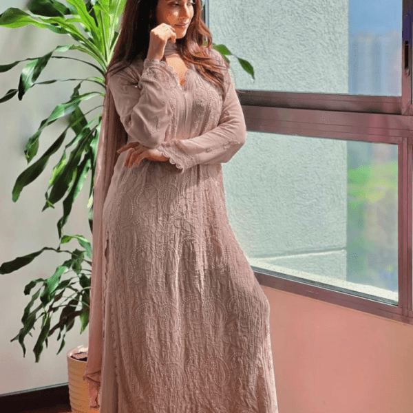 PLAZO WITH DUPATTA (Light Pink)