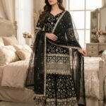 Presenting New Designer Collection in GMY Silk (Black)