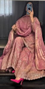 Presenting New Designer Collection in GMY Silk (Pink) - Image 10