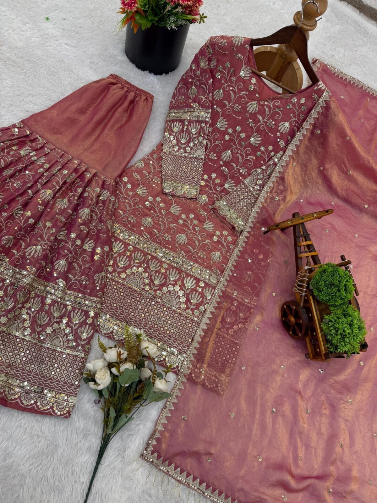 Presenting New Designer Collection in GMY Silk (Pink) - Image 12