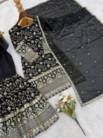 Presenting New Designer Collection in GMY Silk (Black) - Image 9