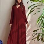 PLAZO WITH DUPATTA (Maroon)
