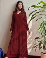 PLAZO WITH DUPATTA (Maroon)