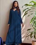 PLAZO WITH DUPATTA (Navy Blue)
