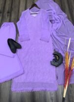PLAZO WITH DUPATTA (Lavender) - Image 2