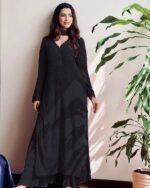PLAZO WITH DUPATTA (Black)