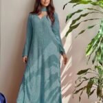 PLAZO WITH DUPATTA (Teal)