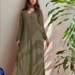 PLAZO WITH DUPATTA (Mehandi)