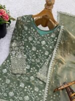 Presenting New Designer Collection in GMY Silk (Green) - Image 7