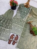 Presenting New Designer Collection in GMY Silk (Green) - Image 8