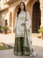 Presenting New Designer Collection in GMY Silk (Green) - Image 8