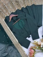 Premium Anarkali Gown Set – Showroom Finished Collection (Green) - Image 8
