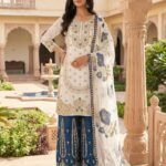 Presenting New Designer Collection in GMY Silk (Blue)