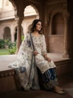 Presenting New Designer Collection in GMY Silk (Blue) - Image 6