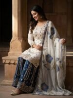 Presenting New Designer Collection in GMY Silk (Blue) - Image 5