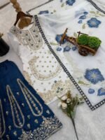 Presenting New Designer Collection in GMY Silk (Blue) - Image 9