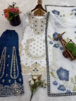 Presenting New Designer Collection in GMY Silk (Blue) - Image 8