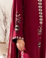 Festival Special 3 Pcs Chanderi Silk Embroidered Suit Set - Image 3